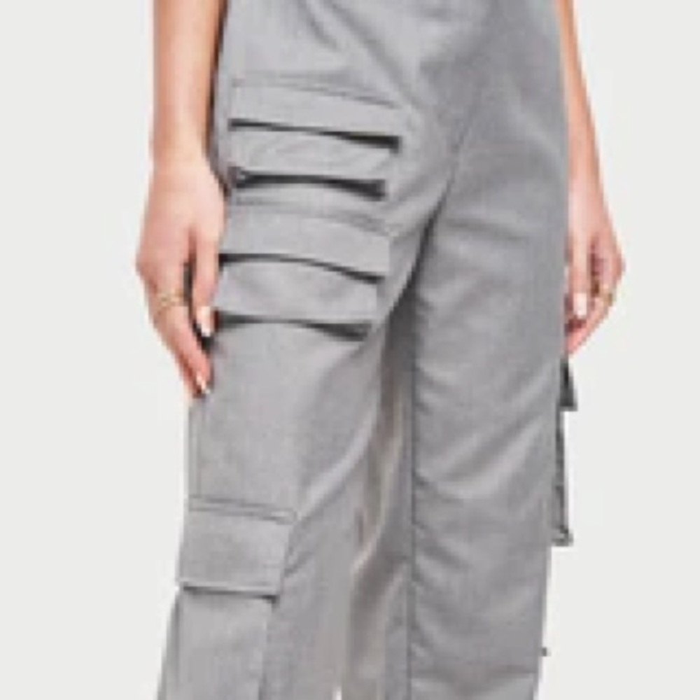 Gray Women's Cargo Pants